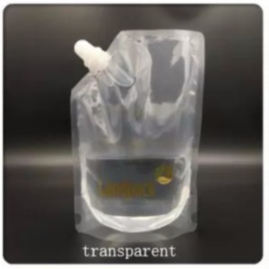 Custom Made Liquid Drink Packaging Spouted Bag / Laminated Maiterial Spout Pouch For Beverage or Detergent