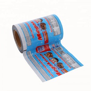 Food grade laminated plastic moisture proof heat seal cookie packaging film on roll